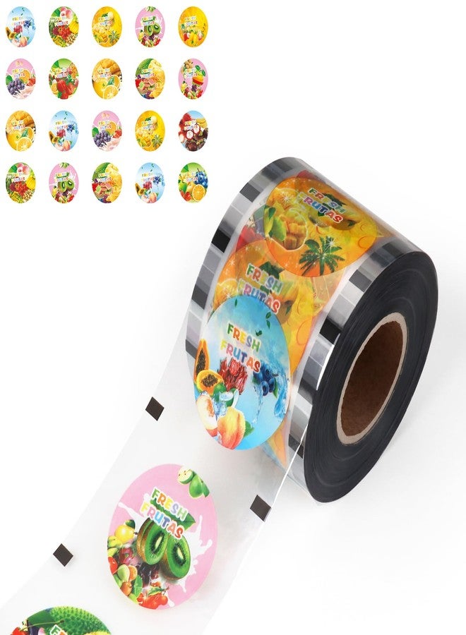 ICZW Bubble Boba Tea Sealing Film Roll Juice Cup Sealer 3000 Cups PP Plastic Cup 95 mm (3.74 inch) - Image 2